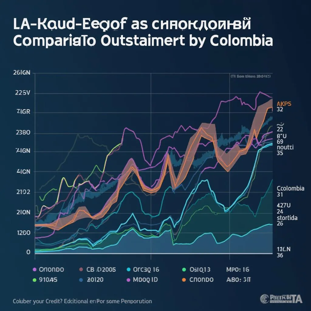 Gráfico comparativo de calificaciones crediticias en Latinoamérica